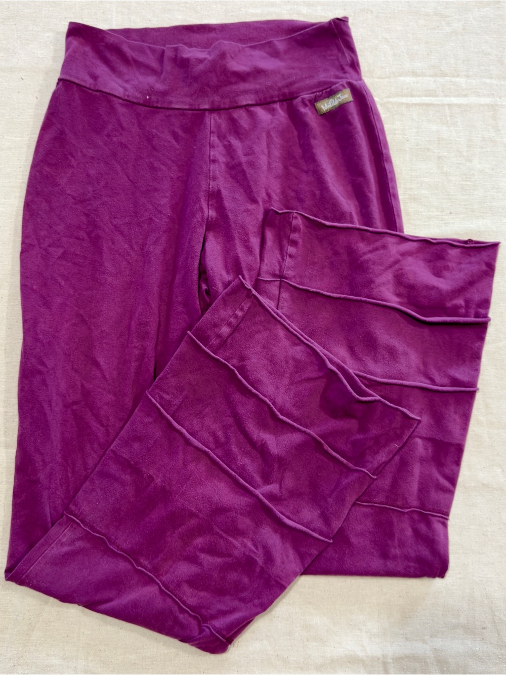 Matilda Jane Deep Plum Wide-Leg Leggings